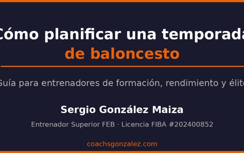 Guía Completa: Cómo Planificar una Temporada de Baloncesto en 3 Etapas