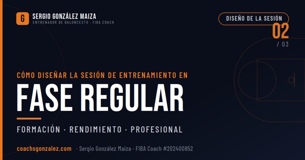 sesión de fase regular baloncesto Sergio González Maiza