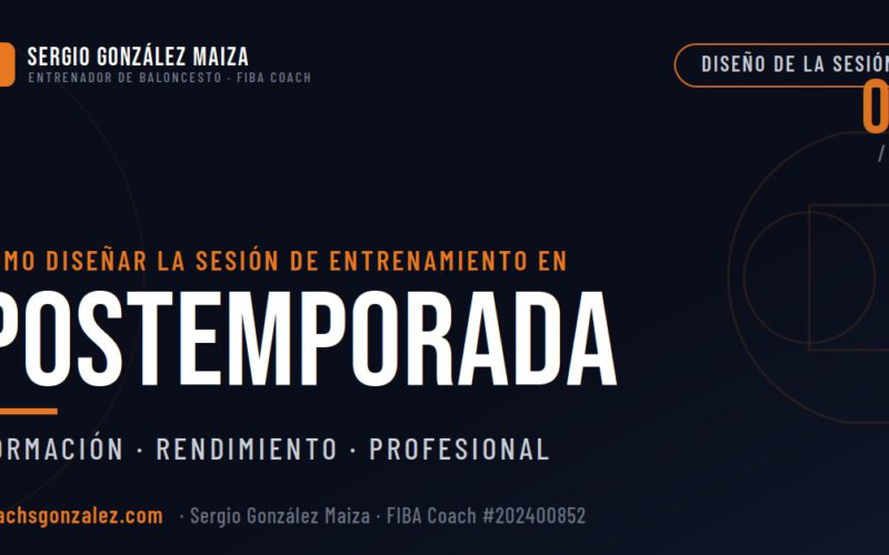 Cómo diseñar una sesión de entrenamiento en postemporada